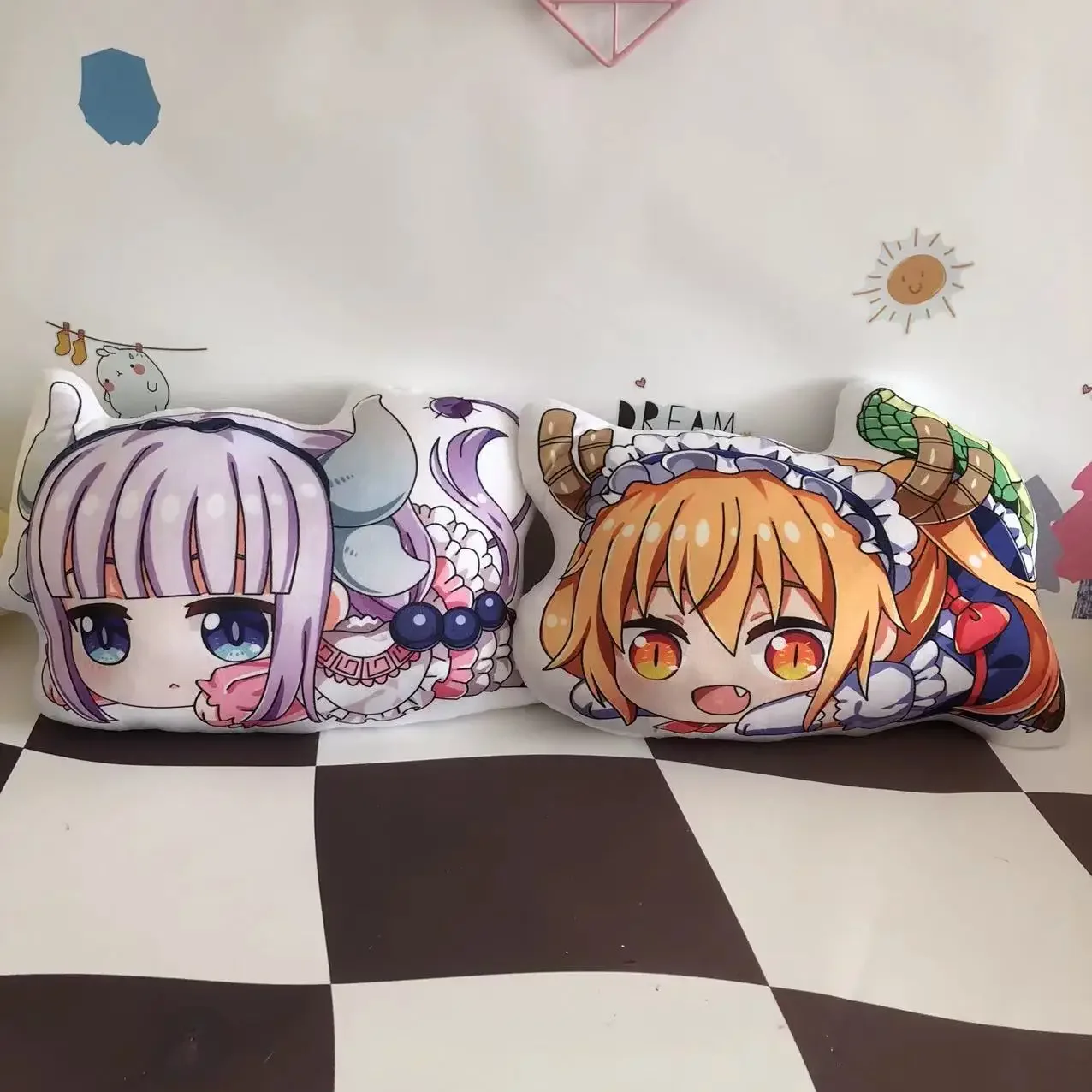 10/45cm Anime Pillow Kanna Kamui Toru Irregular Printed Plush Filling Cushion Doll Toys Exclusive Design Birthday Gifts