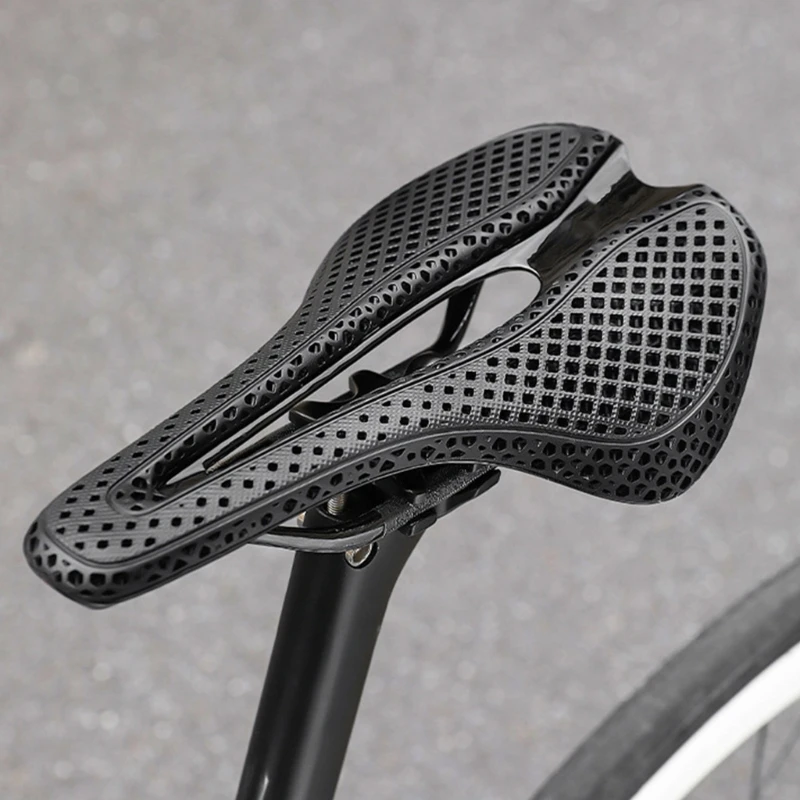 

Carbon Fiber Bike Saddles Pad Breathable Bicycles Saddles Cycling Cushion 24BD