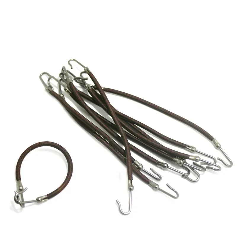 5/10PCS coda di cavallo in gomma elastico gancio fasce per capelli per le donne ganci per pistola accessori per capelli cravatte per capelli