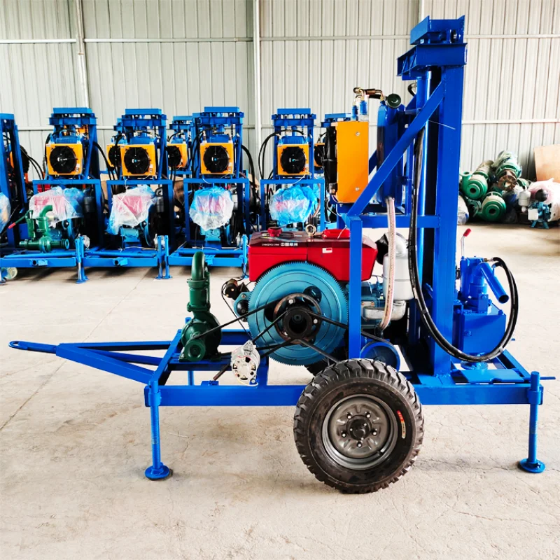 Yugong China Cheap Price Portable Diesel 40 Meter Water Well Drilling Rig In Dubai  Swivel for Water Well Drilling Rig