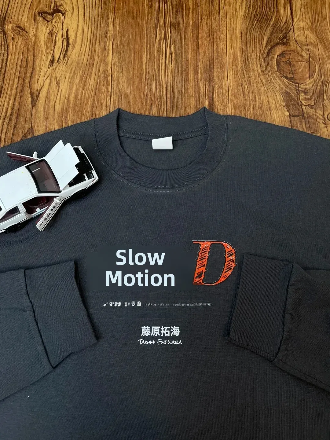 World  Long Sleeve Pure Cotton T-Shirt Dizzy Slow Cantonese Head Letters Creative Fun Print Comfortable Unisex Summer