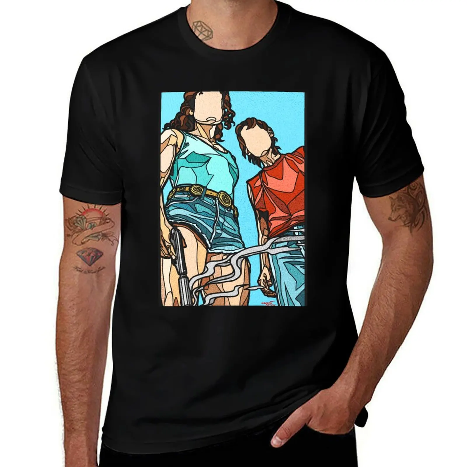 love lies bleeding T-Shirt Daily Casual Short Sleeve Tee Shirt
