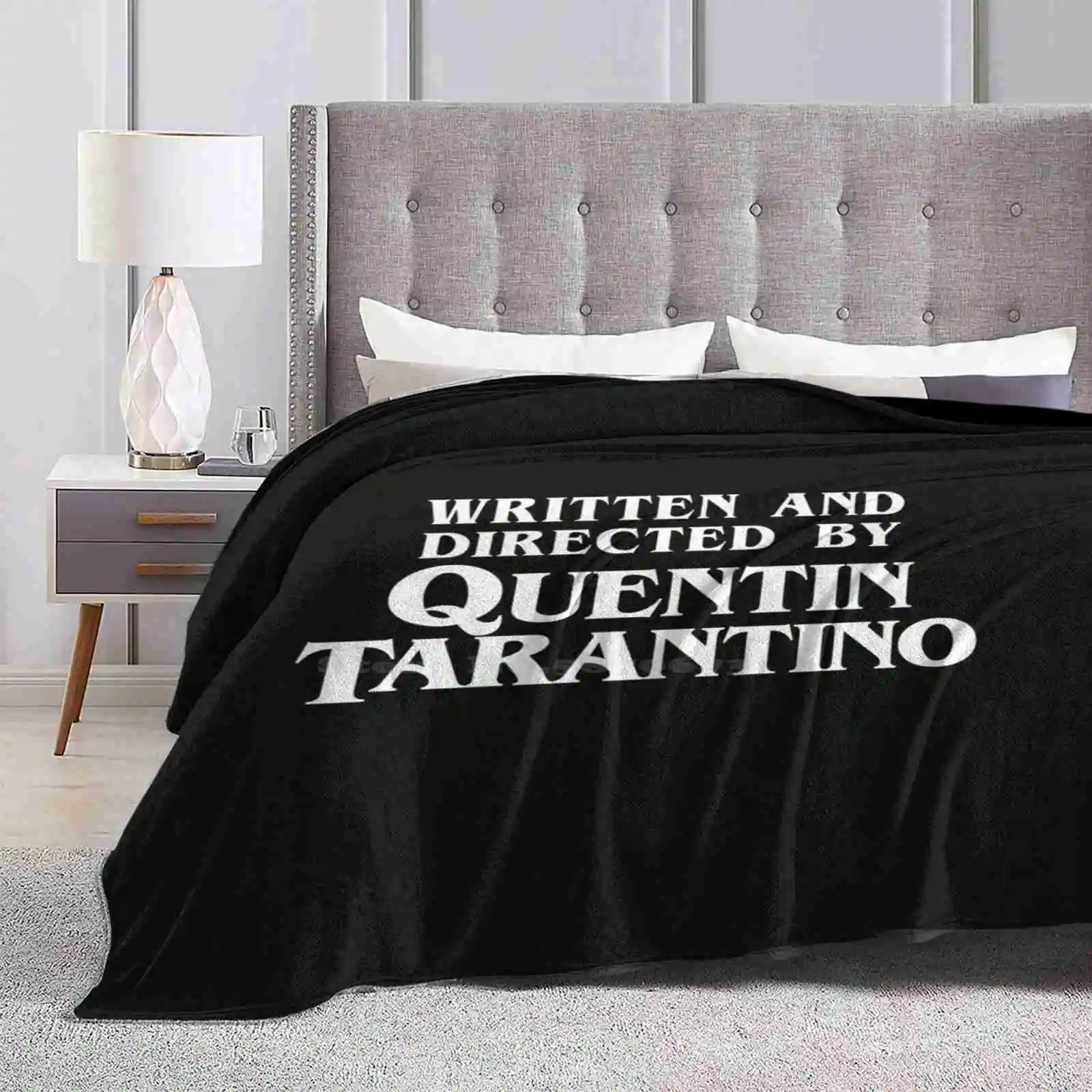 Written And Directed By Quentin Tarantino All Sizes Soft Cover Blanket Home Decor Bedding Movies Films Reservoir Dogs Pulp