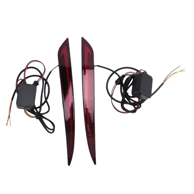 

Компактный автомобильный светодиодный фонарь заднего бампера для Ford Fusion Mondeo 5 MK5 2013-2018, светоотражающий противотуманный фонарь заднего бампера, указатель поворота