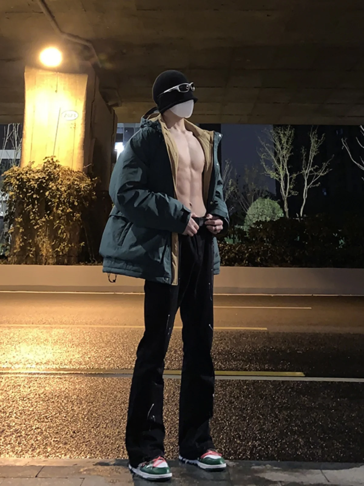 

Мужские джинсы Pure Bla Splaed Ink: ретро-стиль, американский рабочий костюм, слегка расклешенные, прямые штанины, модные, осенние, молодежные