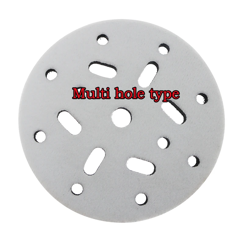 Tampone protettivo da 150mm disco per lucidatura a superficie morbida multi-foro da 6 pollici cuscino protettivo levigatrice resistenza all'abrasione