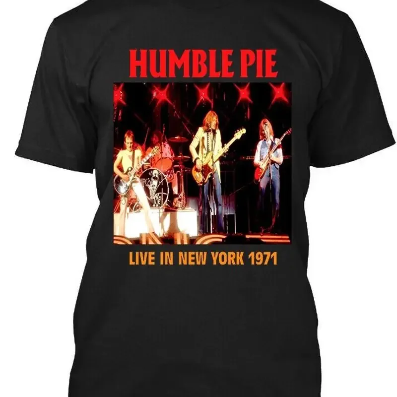 Limited New Humble Pie Live In York English Classic Logo T Shirt Size S 4Xl