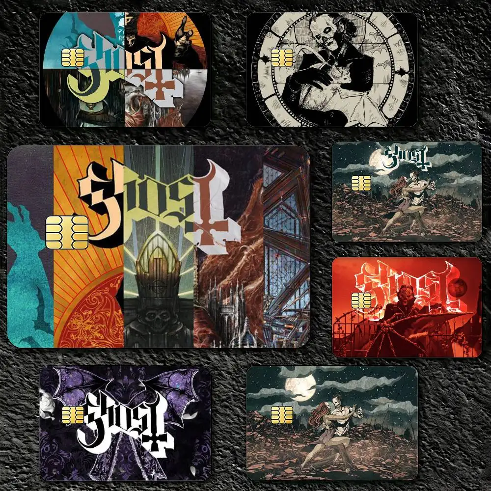 

G-Ghost bc Nameless Ghoul Credit Card Skin Stickers For VISA Bank Bus Metro Access Card Protective Film Cover Sticker