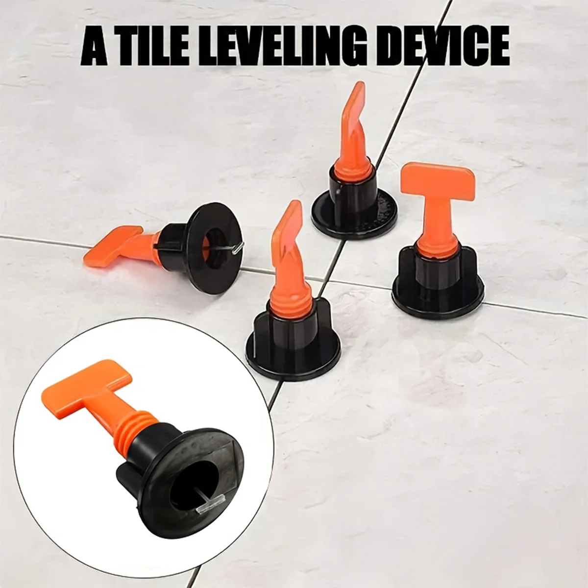 

402pcs Tile leveling tools, tile levelers, cross-shaped tile levelers, T-shaped tile levelers, flooring installation tools.