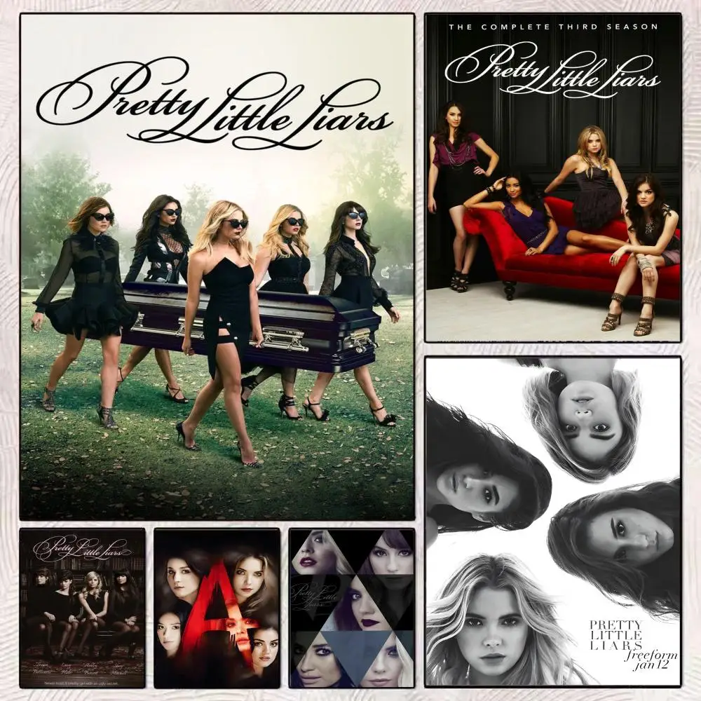 

TV Pretty L-Little L-Liars Poster HD Art Mural Wallart Waterproof Vintage Print Decor for Home Decoration DIY Durable