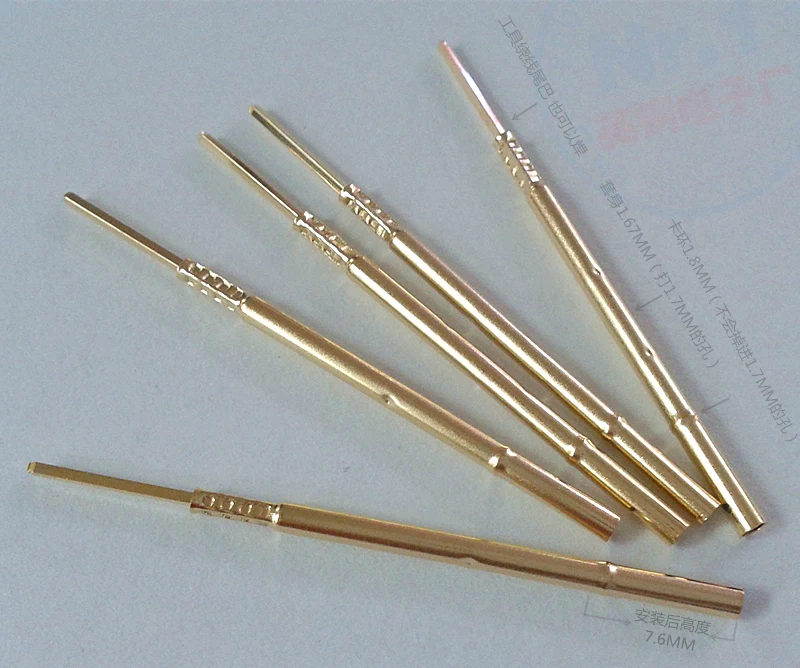 

Probe Sleeve Test Needle Sleeve 100MIL Winding Needle Holder KS10047G Square Tail Needle Sleeve