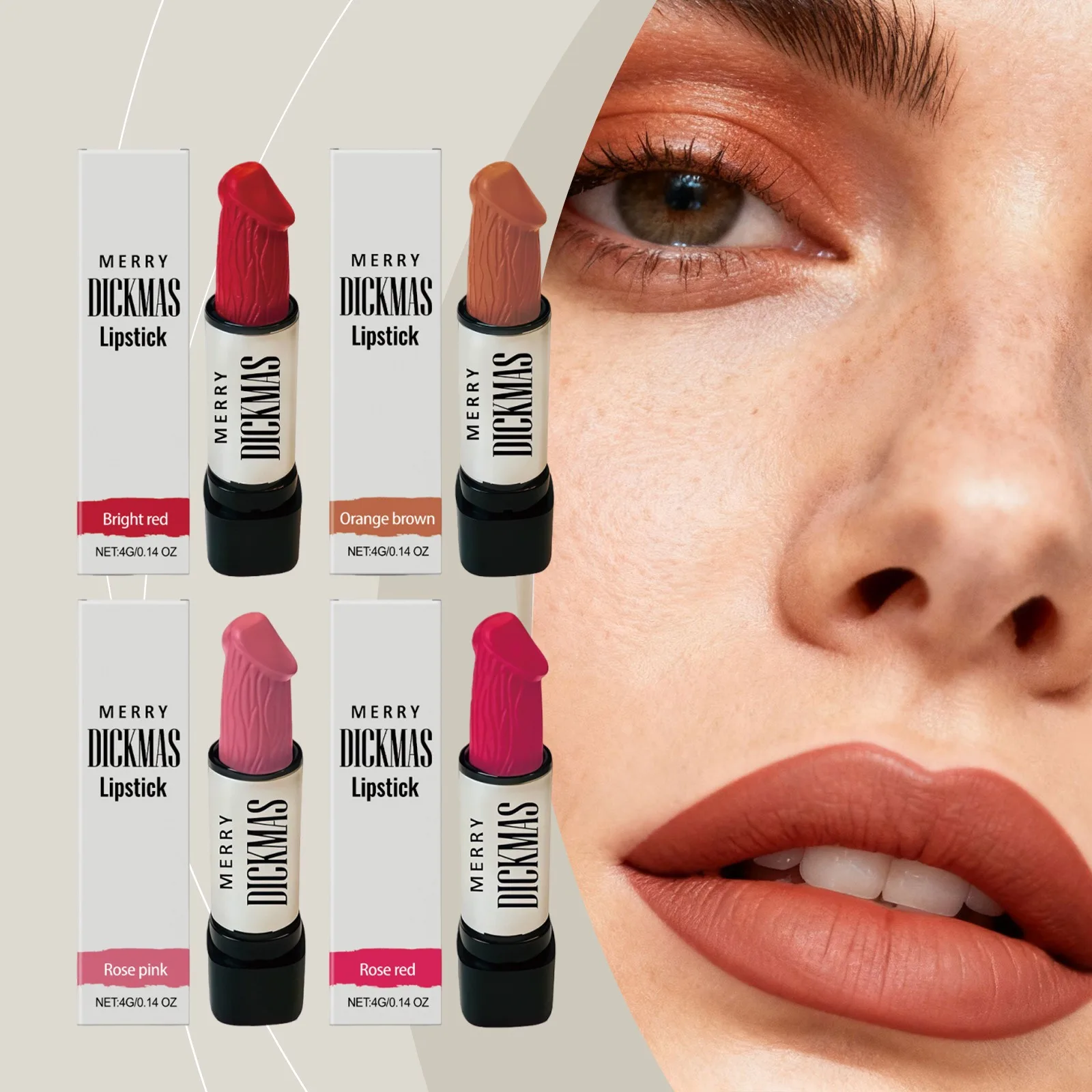 Secret Party Christmas Lipstick Long Lasting Matte Shimmer Silky Smooth Lipstick High Rendering Women Makeup Cosmetic