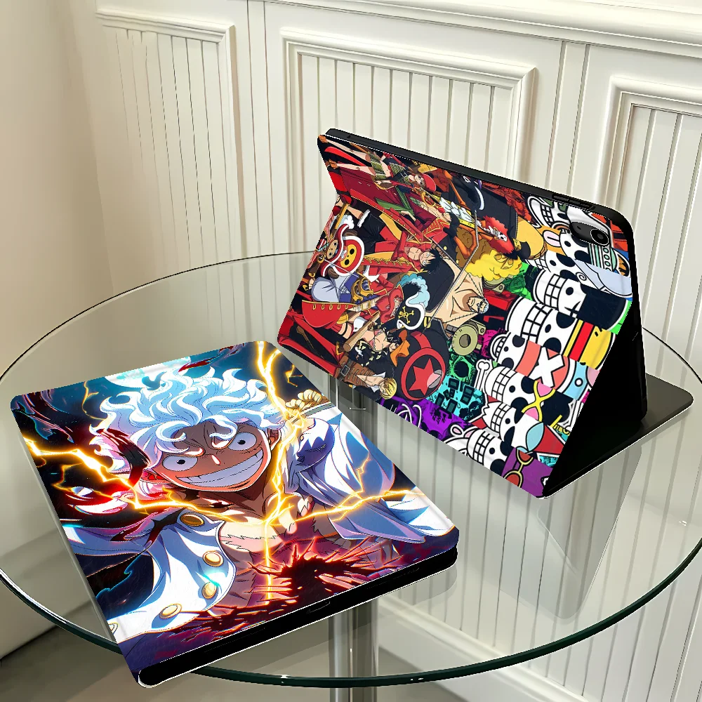 Comic One Pieces Art with Pencil Slot Case for Apple iPad Pro11 13 Air 11 13 M4 M3 M2 A16 2026 10th 7/8/9th Air 4/5/6th
