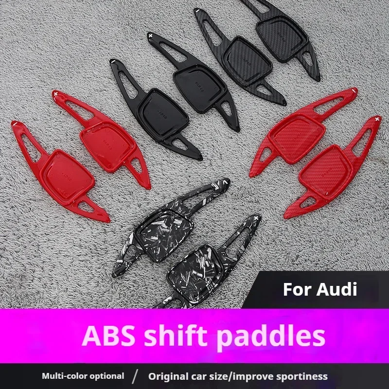 For Audi A3 A4L A5 A6L A7 A8 S4 S6 S7 S8 Q6 Car Shift Equipment Semi Automatic Clutch Red Auto Steering Wheel Rear Shift Paddle