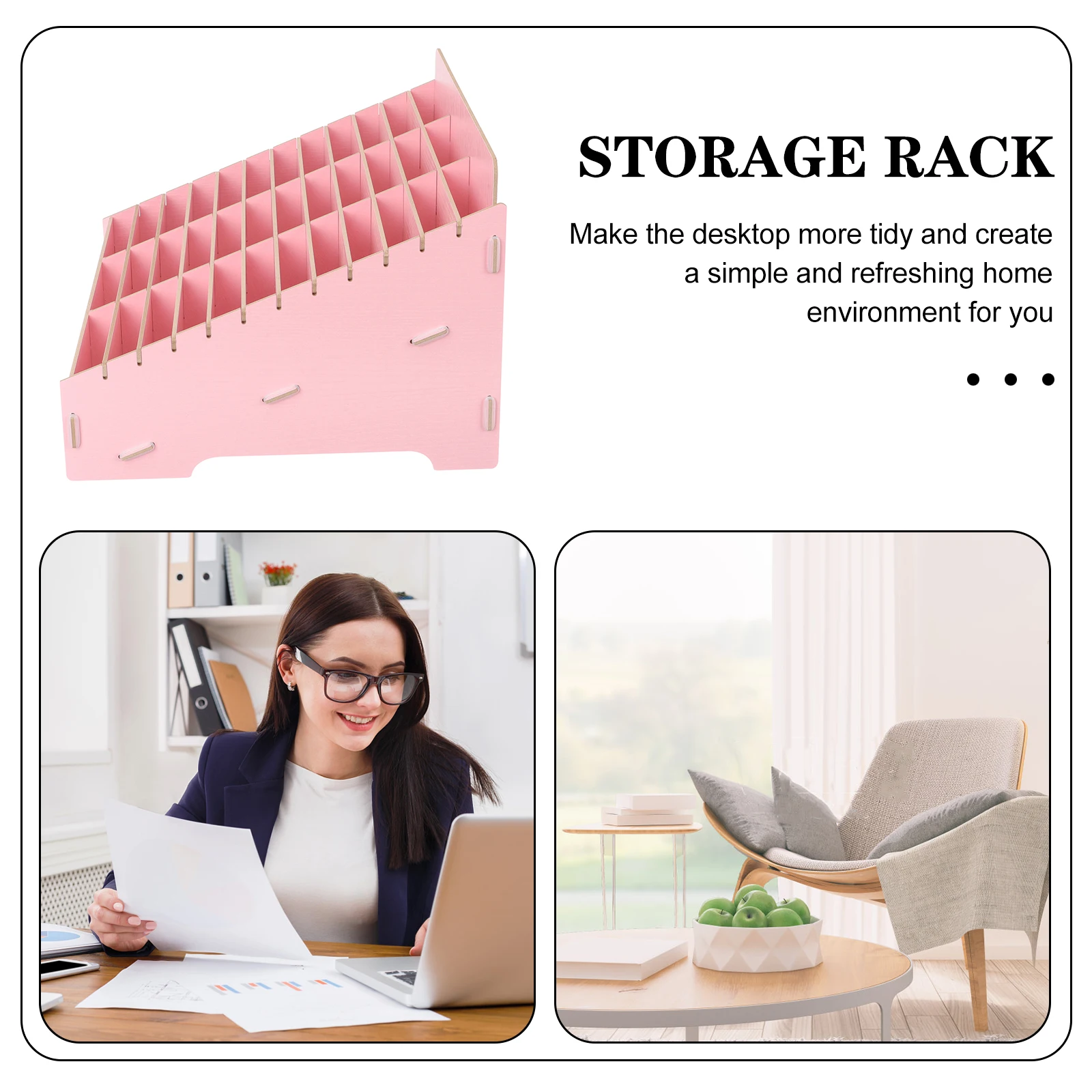 

Mobile Phone Storage Box Desk Container Desktop Organizer for Teachers Classroom Cell Office Organizers Tabletop Holder