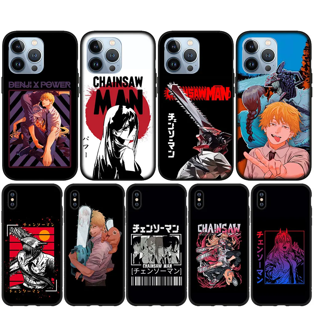 Tatsuki Fujimoto Makima Chainsaw Man Gir Cover Phone for iPhone 16 15 14 13 12 Pro X XR XS Max 8 7 Plus + 15+ SE Soft Case