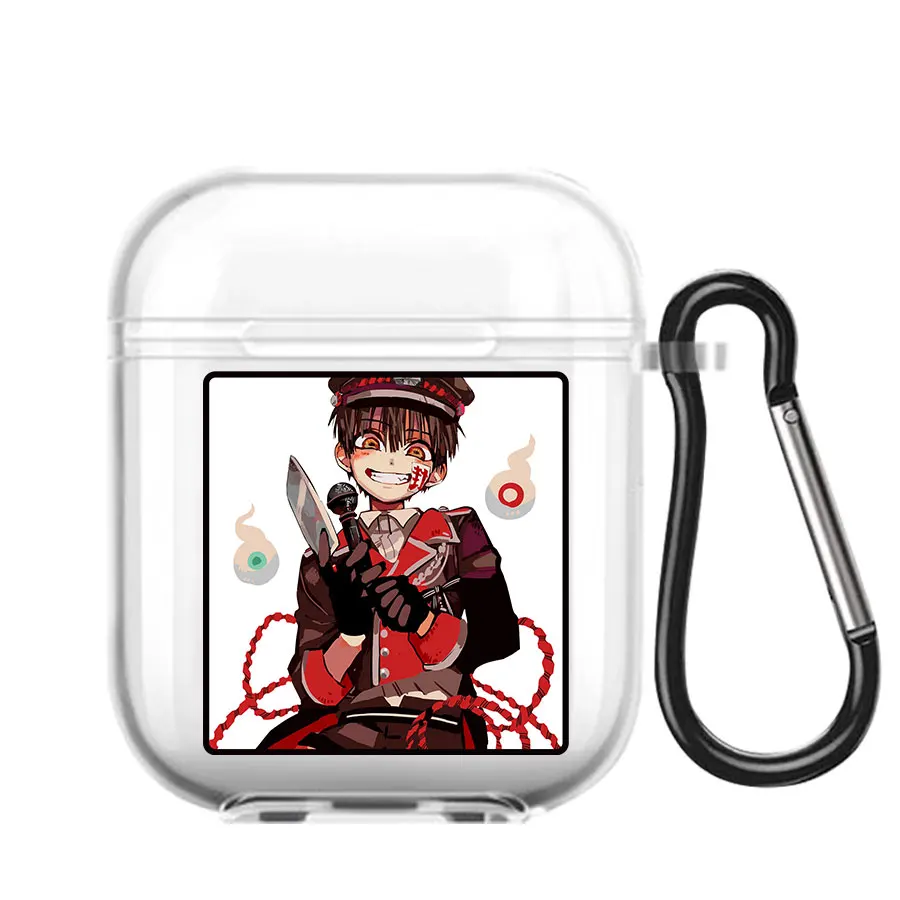 Cute Jibaku Shounen Hanako Kun Toilet-bound Hanako-KunEarphoneCase For AirPods1 2 3 4Pro Clear wireless Bluetooth headphone case