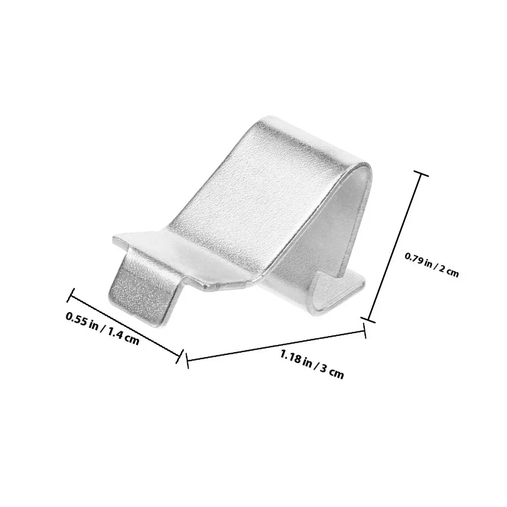 20pcs Heavy Duty Metal Cabinet Clips for Kitchen, Bookcase & Display Shelving – Shelf Support Brackets