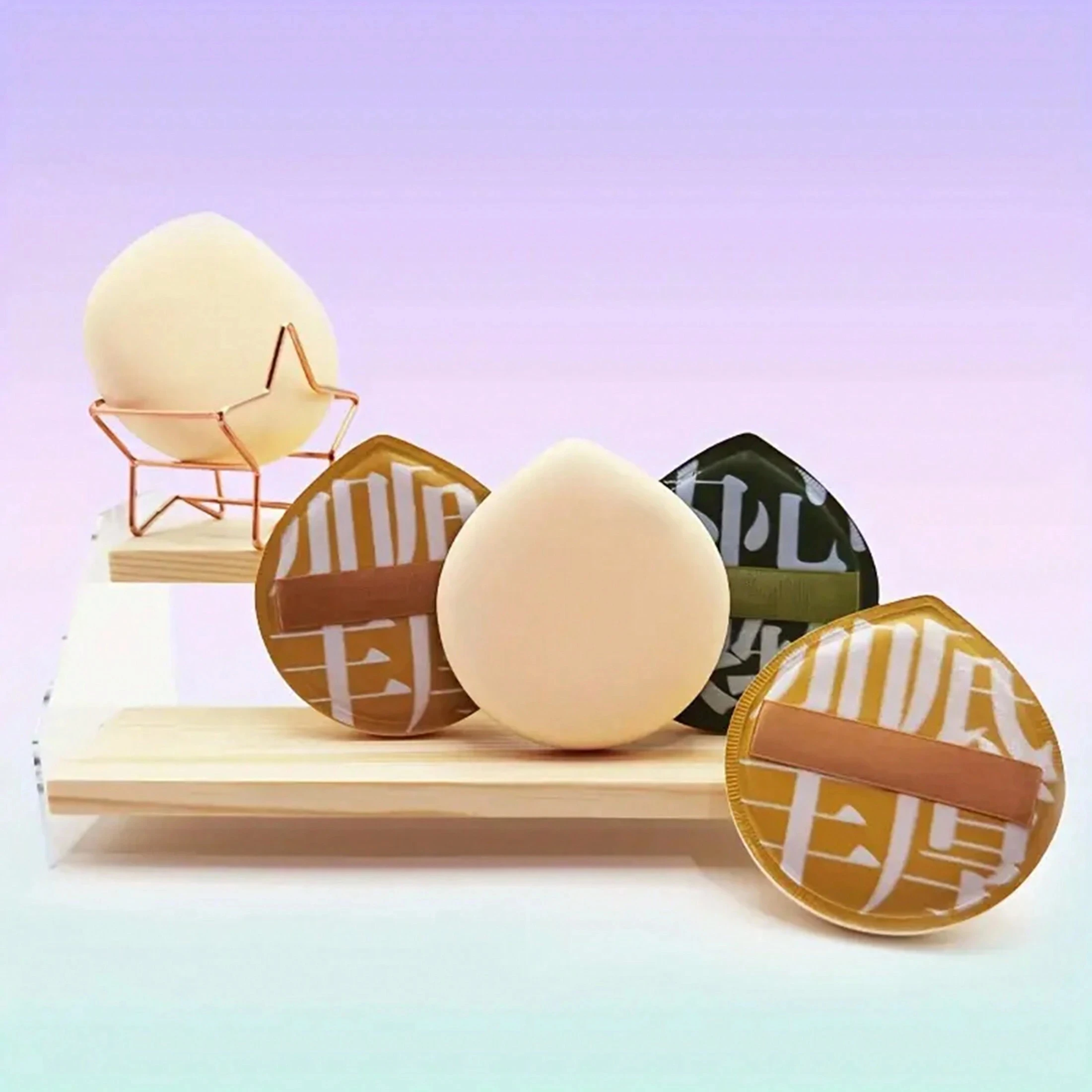 2/6/10 szt. Super Grube Gąbki do Makijażu, Miękki Puszysty Pędzel do Podkładu w Płynie, Gąbka o Wysokiej Gęstości, Miękki i Sprężysty do Makijażu