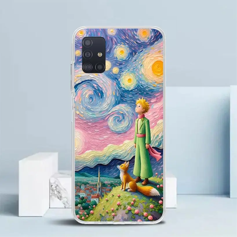 The Little Prince Fox Cartoon Phone Case For Samsung Galaxy A51 A50S A41 A40 A31 A30S A21S A20S A20E A11 A10S A71 A70 A6 A7 A8 A