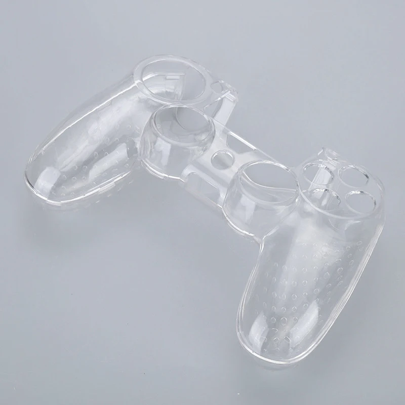 Caso de pele transparente para PS4 Controller, Hard PC Protector, Clear Cover, Proteja Console de Poeira, Água e Scratch, 1pc