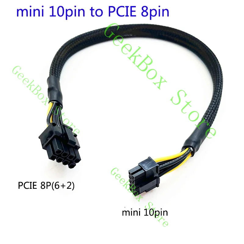 Высококачественный блок питания mini 10pin to 8pin + 8pin PCI-E GPU Кабель питания графической карты для HP DL380 Gen10 и графической карты Высококачественный блок питания mini 10pin to 8pin + 8pin PCI-E GPU Кабель питания графической карты для HP DL380 Gen10 и графической карты