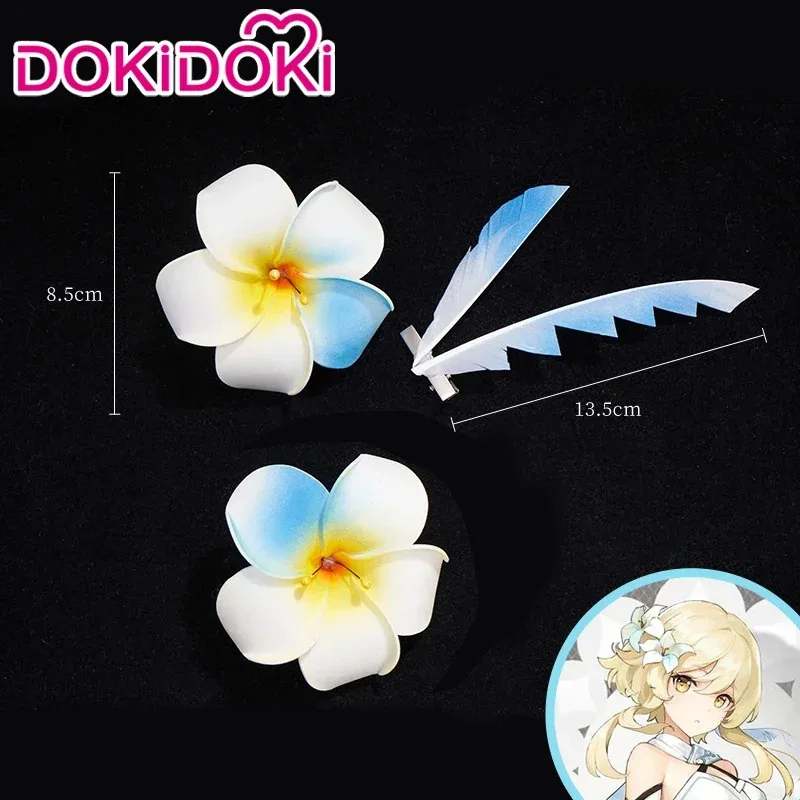 IN MAGAZZINO Viaggiatore Lumine Parrucca Gioco Genshin Impact Cosplay DokiDoki Lumine Ying Parrucca Cosplay Viaggiatore Accessori Per Capelli Halloween