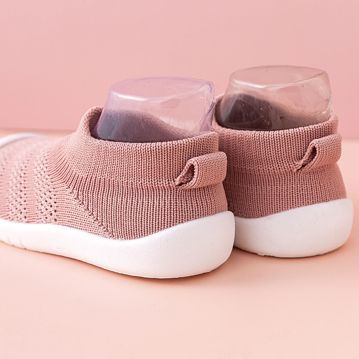 Summer Mesh Breathable Simple Baby First Walker Toddler Shoes Soft Bottom Lightweight Kids Girls Boys Slip-On Casual Sneakers