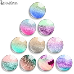 12mm 14mm 20mm 25mm 30mm 40mm 759 Pattern Mix Round Glass Cabochon Jewelry Finding 18mm Snap Button Charm Bracelet