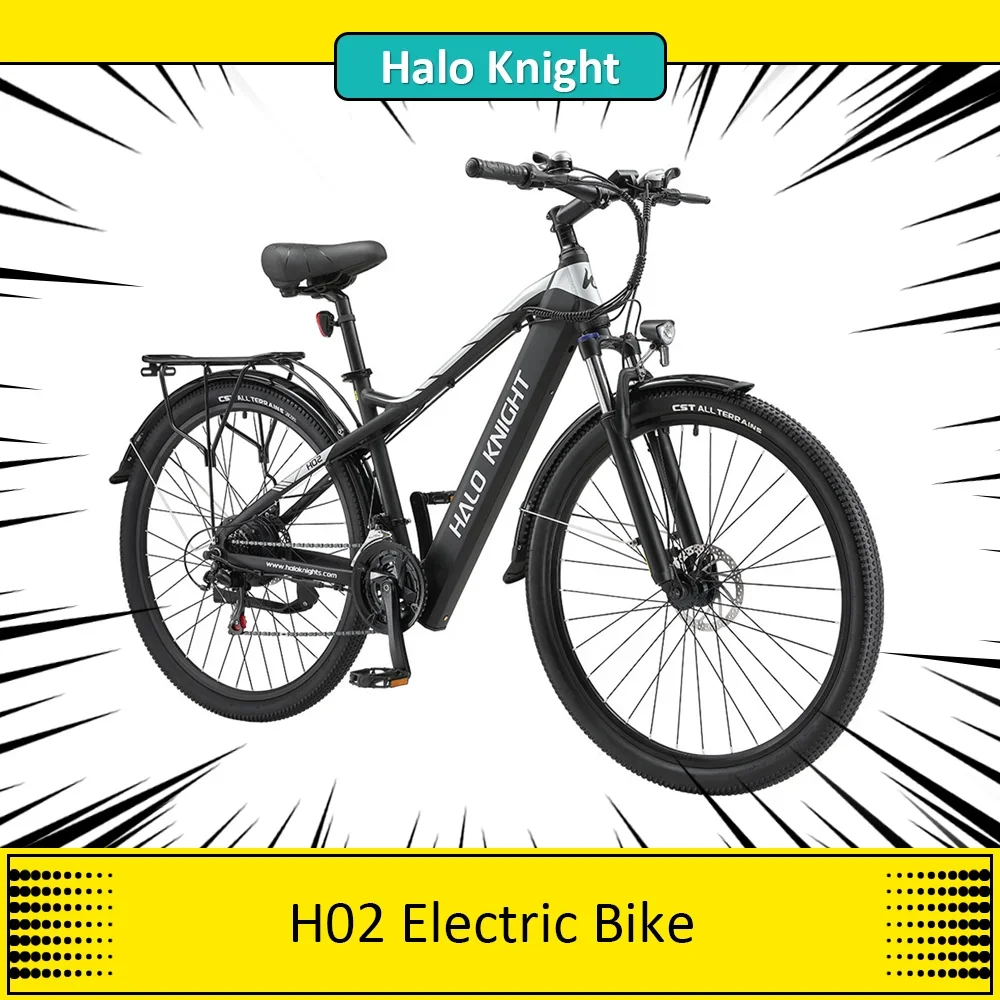 Halo Knight H02 Electric Bike, 750W Powerful Motor, 48V 16Ah Battery, 29*2.1