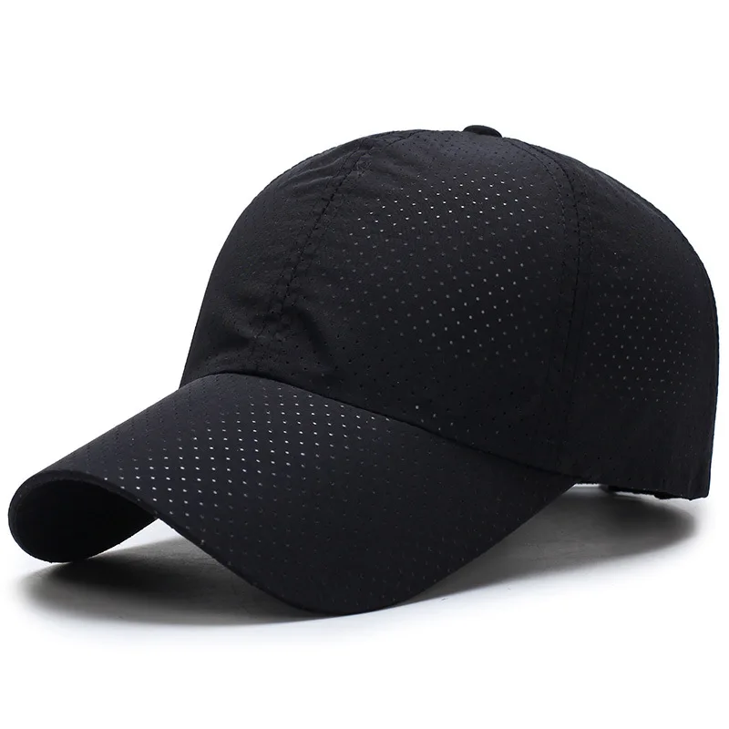 Summer Adjustable Quick Dry Mesh Baseball Hat Sports Cap for Golf Tennis Running Hiking Camping Fishing Sailboat Beach Men Women