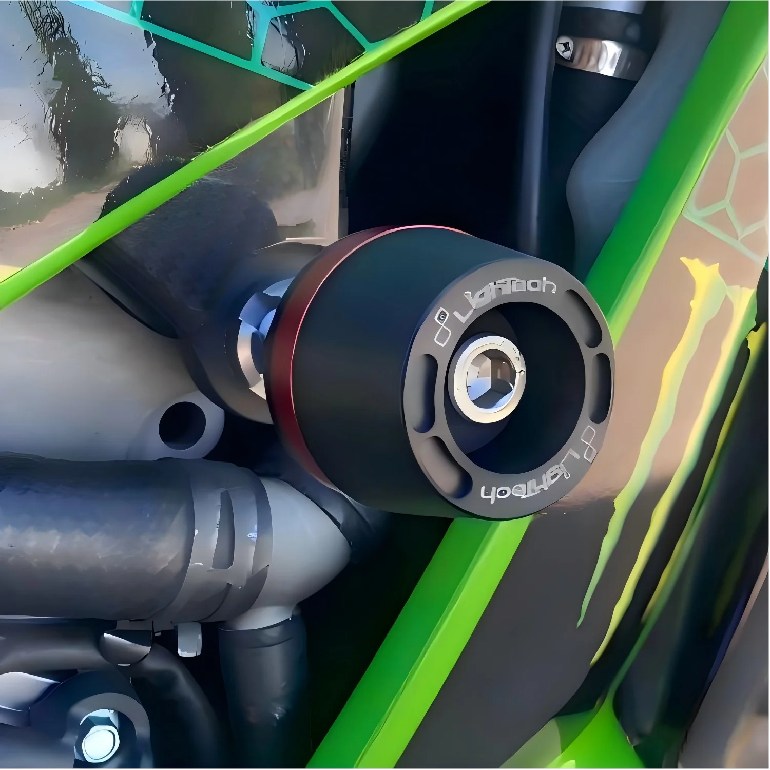 

Motorcycle Frame Sliders Crash Protectors for Kawasaki Z1000 ZRX1100/1200, CNC Engine Guard Accessories