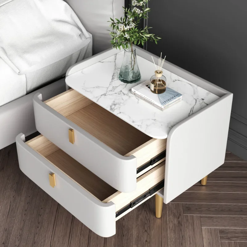 Nordic Bedside Table Nightstand Wooden Bedside Table Nightstand Minimalist Veladores De Dormitorio Bedroom Furniture WK50NT