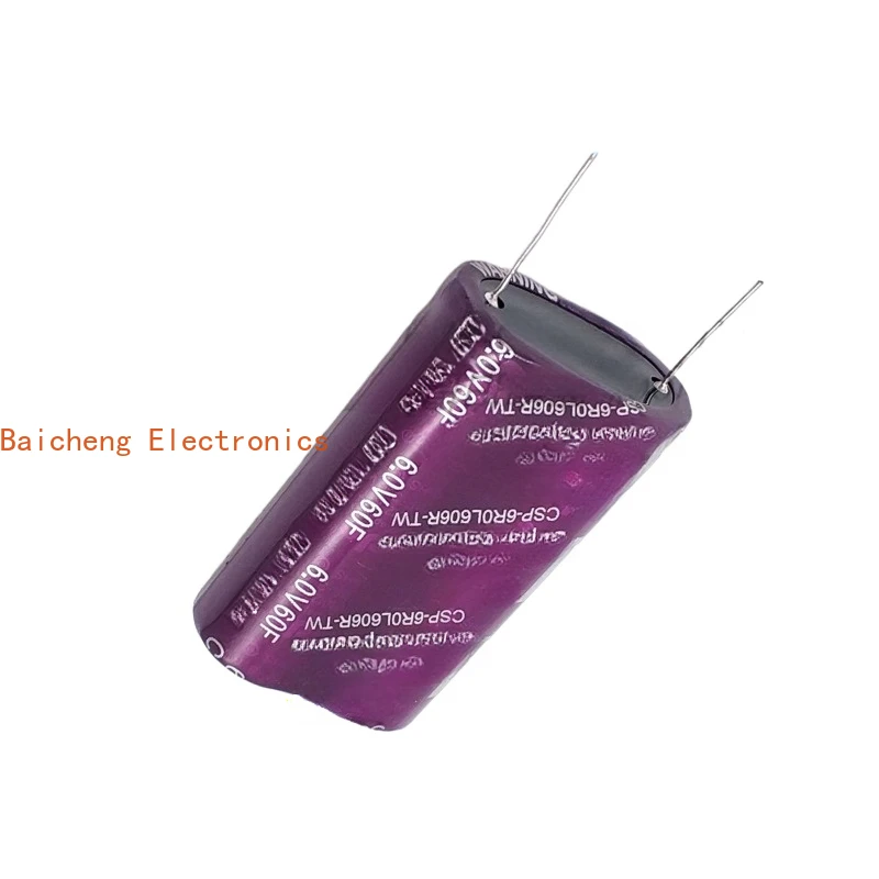 2PCS 6V60F Farad Kondensator Kleine Modul Hohe Strom CSP-6R0L606R-TW Kombination 6V Backup Netzteil