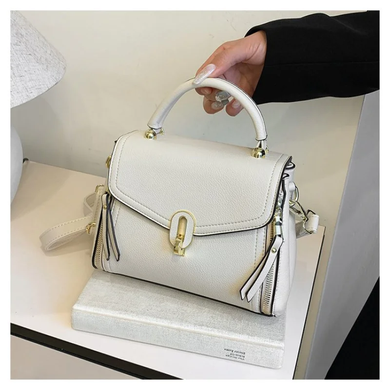 

Элегантная женская сумка-мессенджер из тонкой кожи, высококачественная модная винтажная просторная повседневная сумка ​