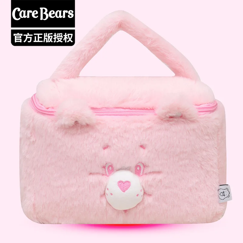 

Подлинная плюшевая трехмерная косметичка с изображением медведя Carebears, сумка для хранения радужного медведя, сумка для обеда, подарок для друзей
