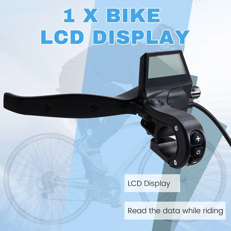 ABUE-160PDD Pantalla de instrumentos de scooter eléctrico ajustable con mango de freno para bicicleta eléctrica