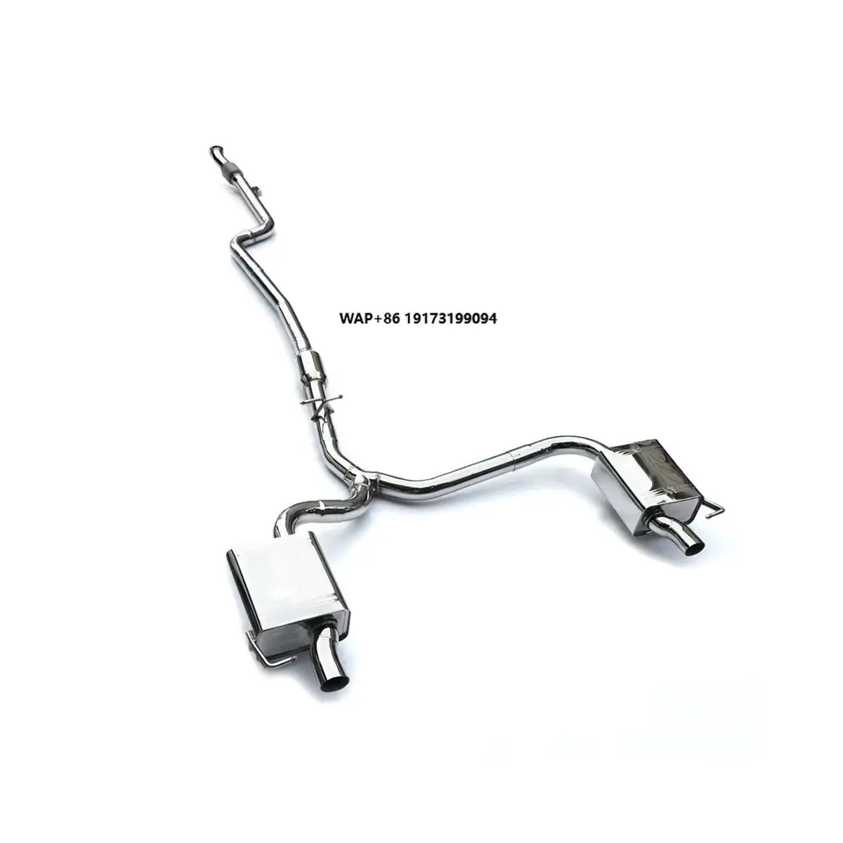 

for 2018-2020 MercedesBenz-CLA 180/200 1.8/2.0T Car Valvetronic Exhaust System Catback Valved Muffler 304 Stainless Steel