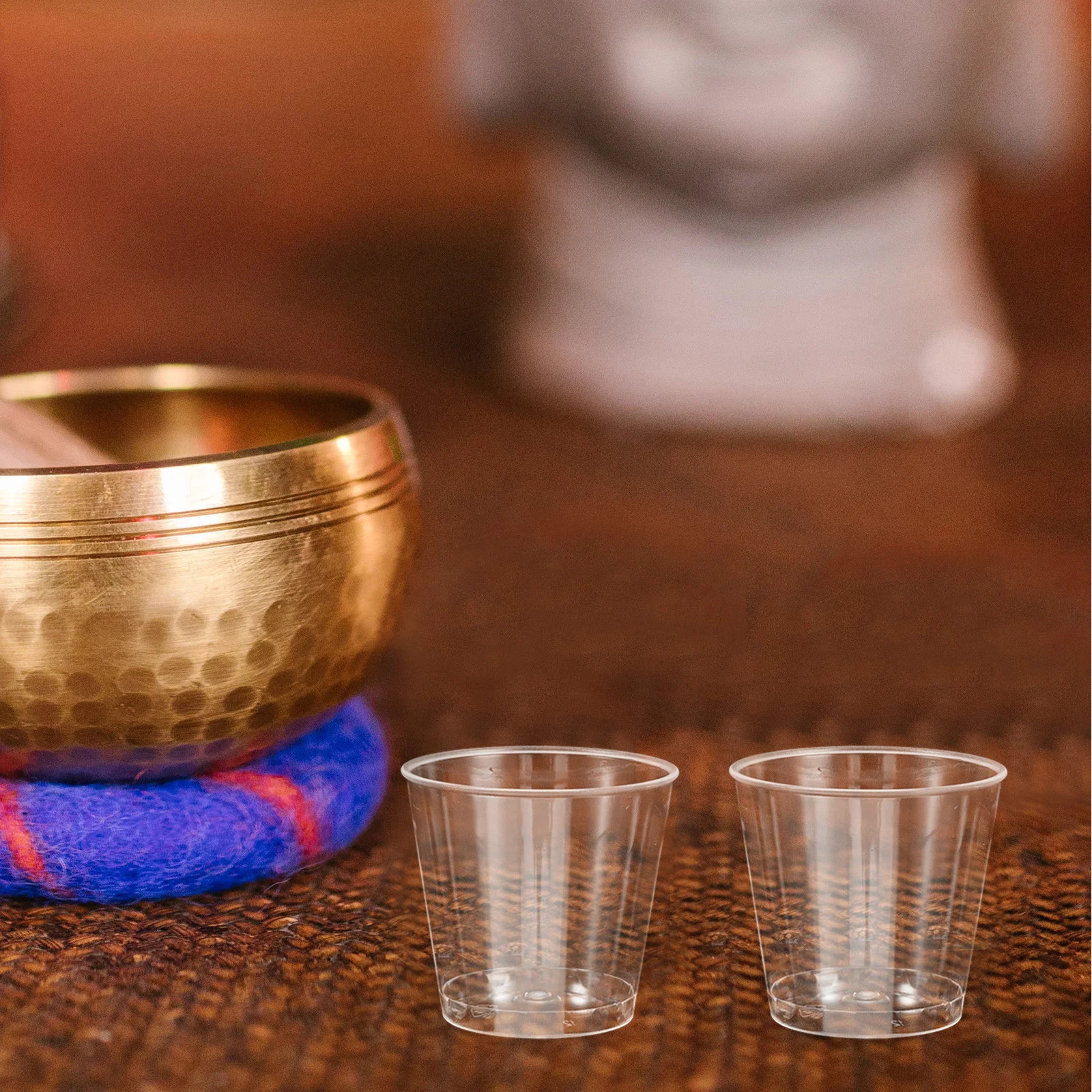 

50Pcs Tasting Clear Plastic Sample Cups Disposable Aviation Standard for Food Beverage Sampling Small Milk Tea Juice Cups