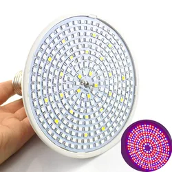 Bombilla LED de espectro completo para interior, lámpara hidropónica para cultivo de plantas, flores y vegetales, E27, 290