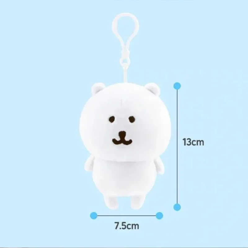 schattige zelfsluitende beer pluche sleutelhanger schattig hangend ornament kawaii cartoon pop voor tassen rugzak autosleutels grappig cadeau idee