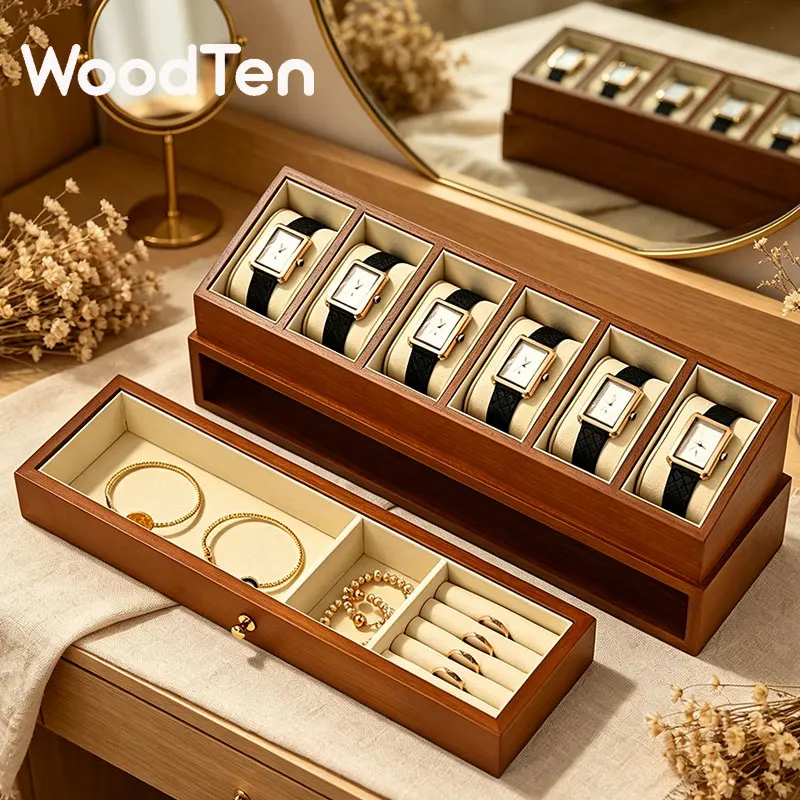 woodten-watch-box-double-layer-jewelry-organizer-6-grilds-wooden-wrist-watch-display-box-dust-proof-transparent-cover-watch-case