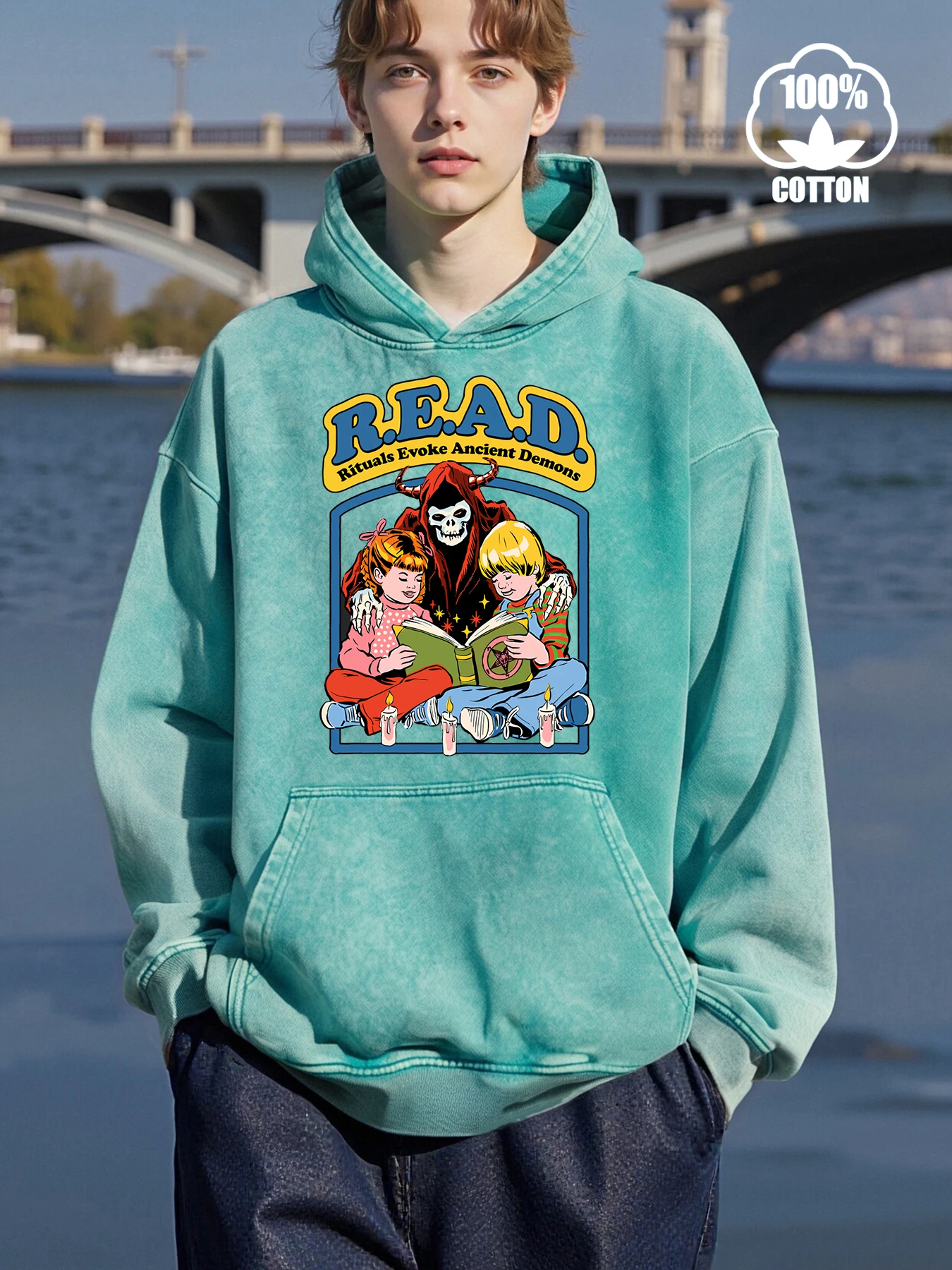 멋진 창의적인 흡연 조각 프린팅 후디 남성 캐주얼 스트리트 풀오버 가을 패션 스웨트셔츠 코튼 포켓 의류