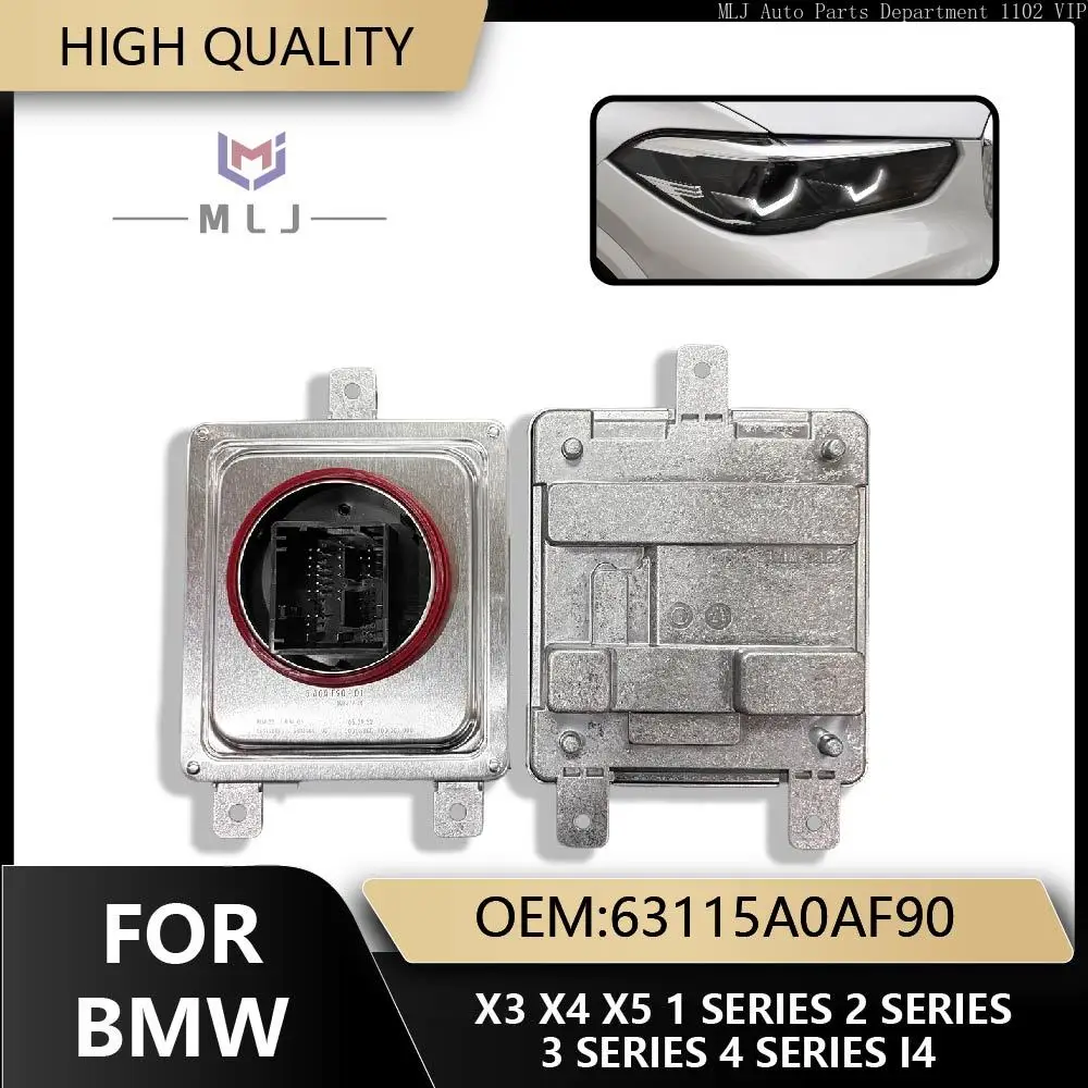 

For BMW X3 X4 X5 1 2 3 4 Series I4 G01 G05 G08 G20 G29 G26 G22 LOW-SPEC DRL LED Headlight Control Ballast Module OE 63115A0AF90