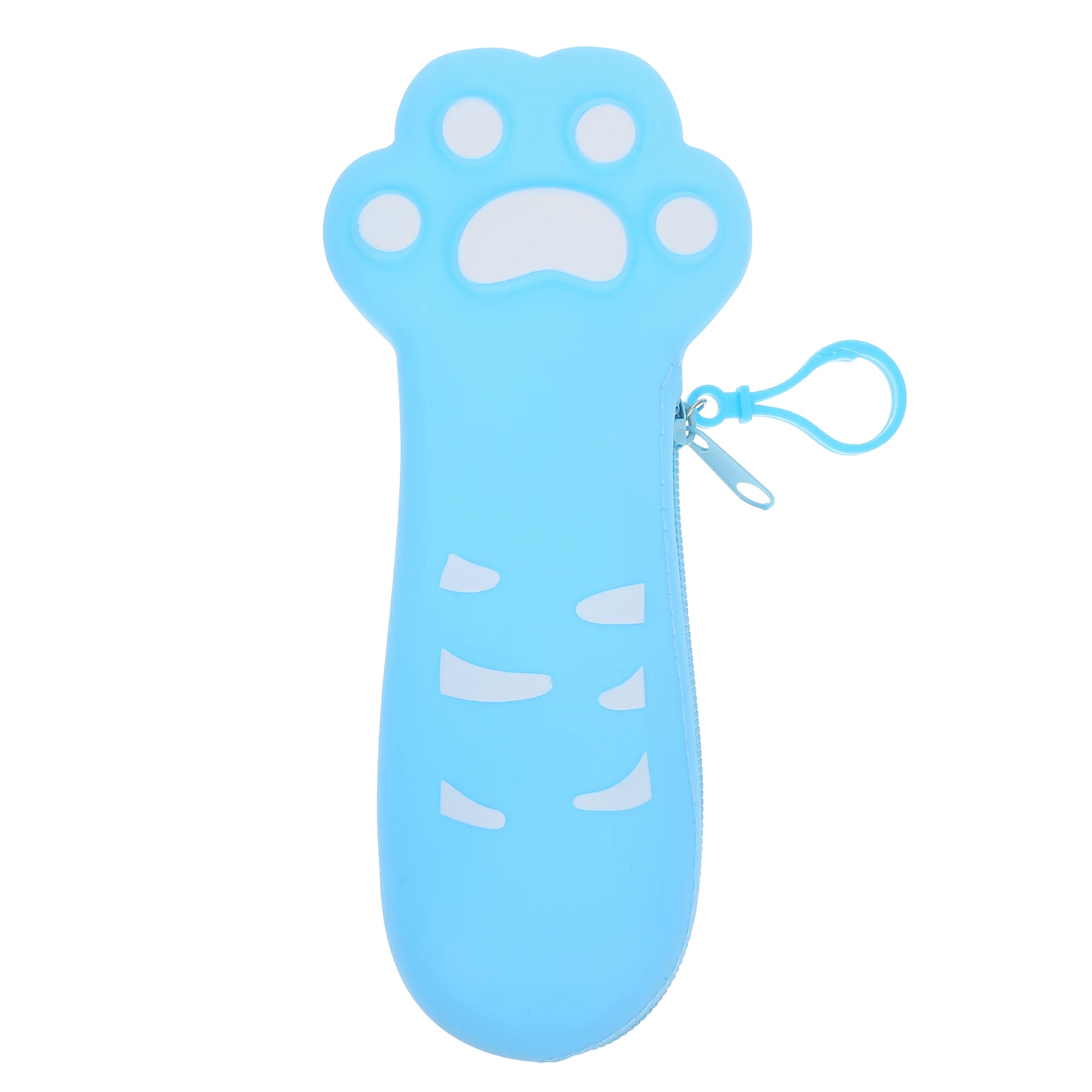 

Cat Paw Pencil Case Cute Silicone Stationery Pouch Compact School Supply Organizer Portable For Travel Office Japanese