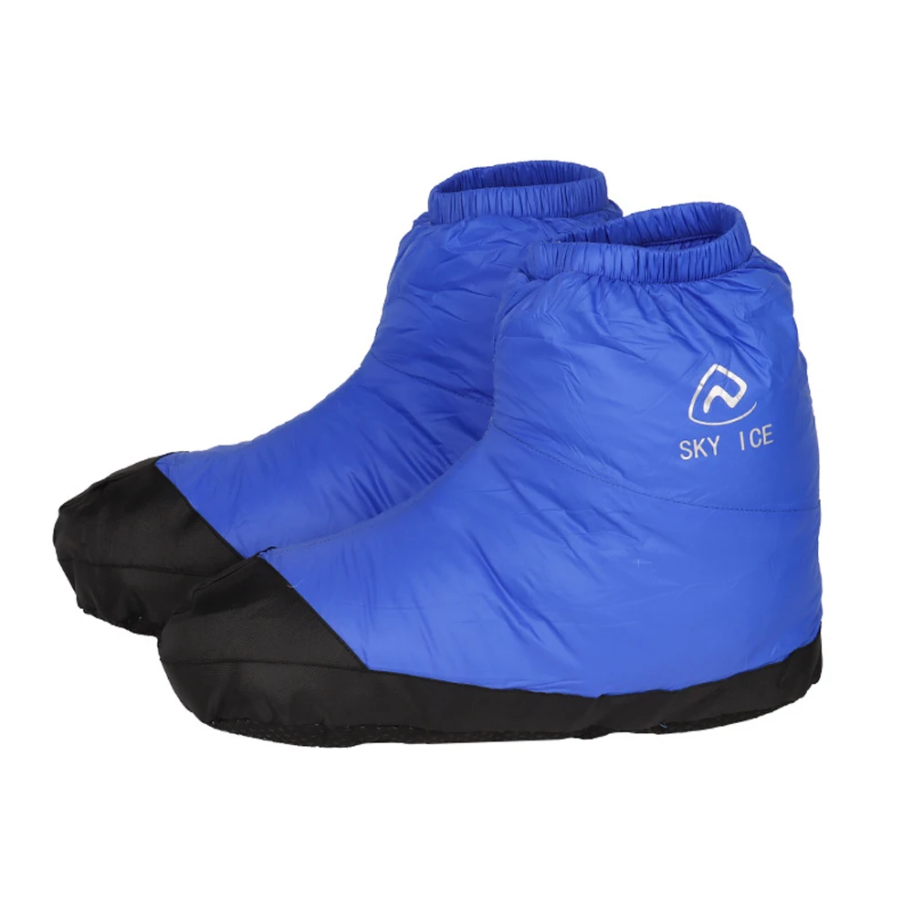 Waterproof Warm Down Slipper Boots Lightweight Duck Down lining Down Socks Stuffed Booties Down Feet Covers