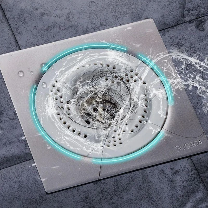 1/10pcs Hair Filter Shower Drain Plug Kitchen Sink Strainer Anti-blocking Bathtub Shower Vortex Floor Drain Sink Drains Cover