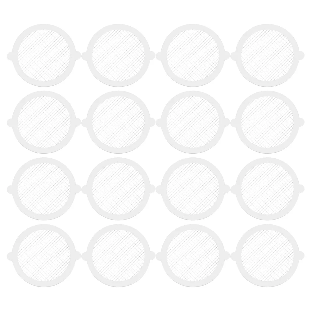 

28Pcs Hair Collector for Shower - Adhesive Drain Mesh Stickers for Smooth Water Bathrooms Kitchens Shower Drain Sticker