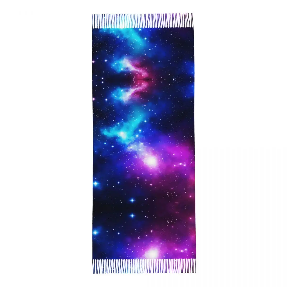Constellation Star Clusters Galaxies Halloween Scarf Tassel Scarves Women Soft Warm Shawls and Wraps Long Fall Winter Shawl Wrap