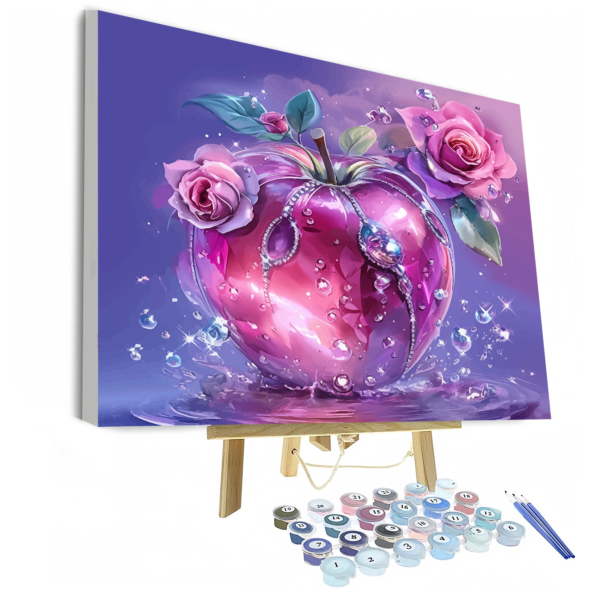 Pintura por números, para adultos e crianças, iniciante para números avançados, kits diy de pintura a óleo, decoração de casa, pintura de paisagem